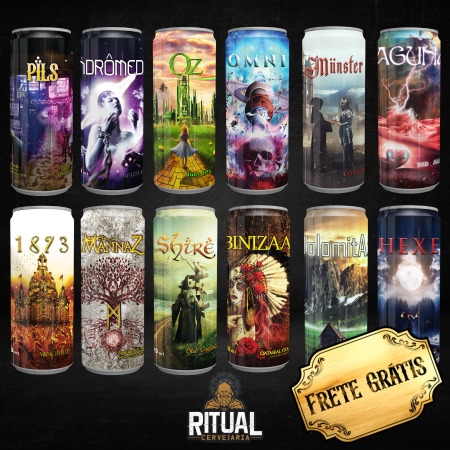 PACK 12 latas + FRETE GRATIS!!